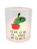 Mr. & Mrs. Panda Teelichthalter Kaktus Mama mit Spruch in Transparent