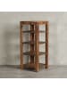 KADIMA DESIGN Standregal MUMBAI Massiv-Holz 105 cm Wohnzimmer-Regal mit 4