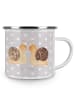 Mr. & Mrs. Panda Kaffeebecher Schnecken Liebe ohne Spruch in Grau Pastell