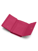 Lazarotti Bologna Leather Geldbörse Leder 14 cm in hot pink