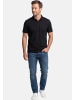 Ragman Poloshirt Basic in Schwarz / dunkelblau