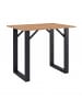 VCM  Holz Bartisch Stehtisch Tisch Tresen Xona 80x80 cm in Schwarz / Honig-Eiche