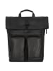 Jost Stockholm Rucksack Leder 45 cm Laptopfach schwarz