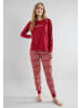 Tom Tailor X-Mas Pyjama in rot-mittel-Ringel