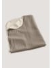 Hessnatur Hessnatur Wende-Decke Softfleece mit Musselin aus reiner Bio-Baumwolle in natur