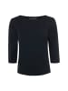 Franco Callegari Langarmshirt in schwarz