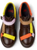 Camper Schnürschuhe " Dean  Twins " in Braun Gelb