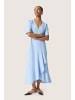 Soaked in Luxury Kleid SLAnvitte Feminine Form in Vista Blue with White Stripe