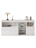 ABRIHOME Sideboard mit LED und Stauraum in Weiß