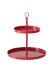 Boltze Etagere Samina aus Metall in rot