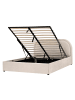 Beliani 2-tlg Doppelbett QUILLIEN in Beige