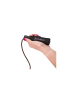 COFI 1453 SK03 Springseil aus Leder Skipping Rope zum Abnehmen in Schwarz