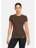 SMILODOX T-Shirt Lyana in Braun