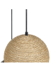 Beliani Pendelleuchten ENDRICK in Weiß/Braun - (W) 55 x (H) 120 x (L) 55 cm