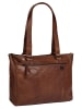 SPIKES & SPARROW Shopper in cognac