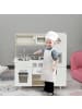 HOMCOM Kinderküche in Weiß 74L x 30B x 81H cm