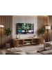FineBuy TV- und Lowboards in Braun / MDF / 155x40x40