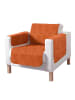 Erwin Müller Sessel- und Sofaschoner in terracotta