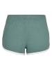 Urban Classics Urban Classics Damen Ladies Organic Interlock Retro Hotpants in paleleaf/white