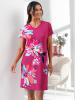 WITT WEIDEN Sleepshirt in malve-rauchblau-bedruckt
