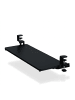 relaxdays Tastaturablage in Schwarz - (B)65 x (T)24 cm