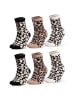 Occulto 6er Pack Damen Leo Socken Leonie in LeoMix