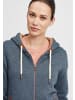 Oxmo Kapuzensweatjacke in blau