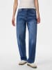 Pieces Barrel Fit Jeans in Medium Blue Denim1