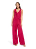 Vera Mont Jumpsuit mit Volant in Dark Raspberry