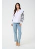 Cream Langarm-Bluse CRAlice Regular fit in Snow White
