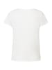 More & More softes Kurzarmshirt, dezenter Print in offwhite
