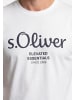 S. Oliver T-Shirt Basic in Weiß