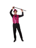 tectake Herren-Weste in einheitlicher Farbgebung, pink