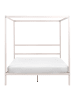 Beliani 2-tlg Himmelbett LESTARDS in Beige