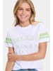 SAINT TROPEZ T-shirt HineSZ Gerade Passform in Bright White
