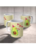 Mr. & Mrs. Panda Henkelbecher Avocado Party ohne Spruch in Gelb Pastell
