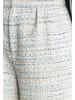 faina Damen Bouclé Shorts in Hellblau Mehrfarbig