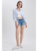 DeFacto Jeansshorts WANNA in Mittelblau