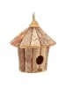 relaxdays Vogelhaus in Natur - (B)22x (H)22 x (T)22 cm