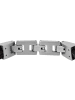 Tom Tailor Armband Edelstahl, Leder in silber