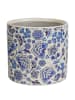 Butlers Blumenübertopf BLUE BLOSSOM in Blau