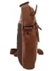 SPIKES & SPARROW Umhängetasche echt Leder in cognac