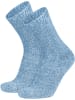 normani 2 Strickwollsocken aus Baum- und Schafwolle in Blau