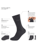 camano Baumwolle Unisex-Socken 2 Paar mit Softbund ca-soft in anthrazit