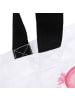 Mr. & Mrs. Panda Strandtasche Axolotl Hurra mit Spruch in Weiß