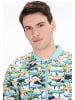 MO Men Jacket in light blue multicolor