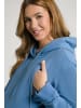 Ulla Popken Sweatshirt in mattes blau