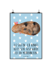 Mr. & Mrs. Panda Poster Einhorn Meerschweinchen mit Spruch in Blau Pastell