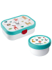 Mepal Obst- und Bentobox Animal Friends Campus 300 & 750 ml bunt in bunt