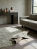 KADIMA DESIGN Teppich Kurzflor mit Jute-Rücken, dicht gewebt und pflegeleicht in Grün
